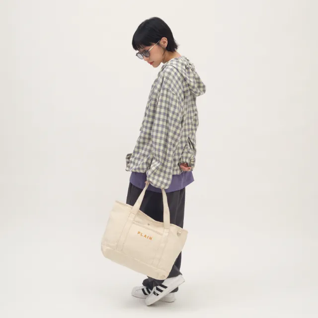 【plain-me】雙11 (大型) PLAIN 丹寧包 帆布包 包包 手提包 肩背包 Tote包_PLN3068-261