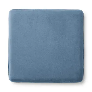 【MUJI 無印良品】高反發方形坐墊(墨灰/米色/煙燻藍)