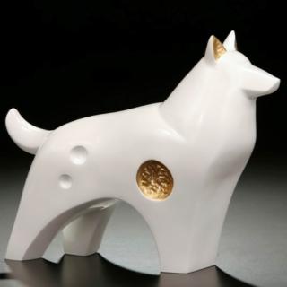 【Gallery Chuan 筌美術】旺．福運 Create abundant fortune (生肖 狗 雕塑 禮品 限量)