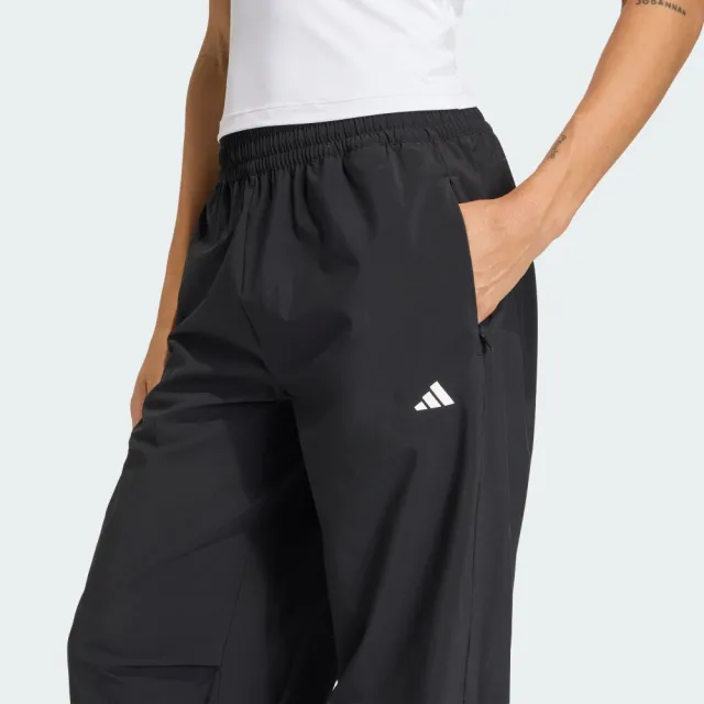 【adidas 愛迪達】ESSENTIALS 運動長褲 吸濕排汗 女 KS8563