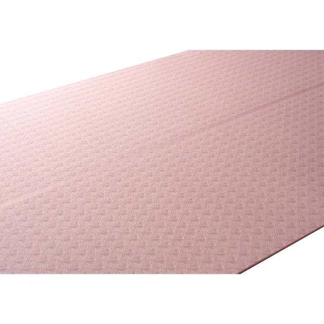 【BYZOOM FITNESS】TPE 止滑輕巧瑜珈墊 4mm(淺粉)
