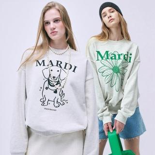 【MARDI MERCREDI】印花大學TEE 多色 經典小雛菊 藍花 純棉 SWEATSHIRT FLOWERMARDI