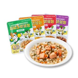 【MAOUP 毛起來】超能5號餐包 150g*4入(副食/全齡犬/寵物鮮食/低敏/口味任選/全齡適用/鮮食餐包)