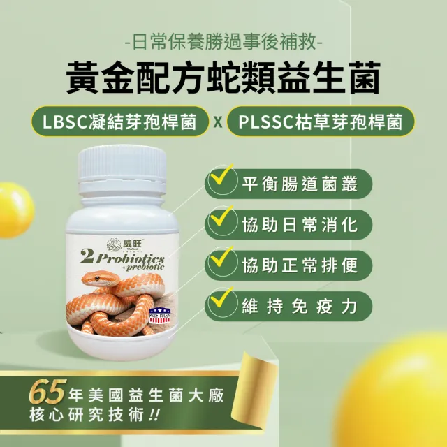 【WeWant 威旺】蛇類用益生菌+益生元-腸胃2菌配方(蛇類益生菌/兩棲爬蟲益生菌/蛇類保健)