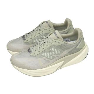 【NEW BALANCE】競速跑鞋 FuelCell Rebel V5 2E 寬楦 男鞋 綠 米 緩衝 MFCX5N9-2E