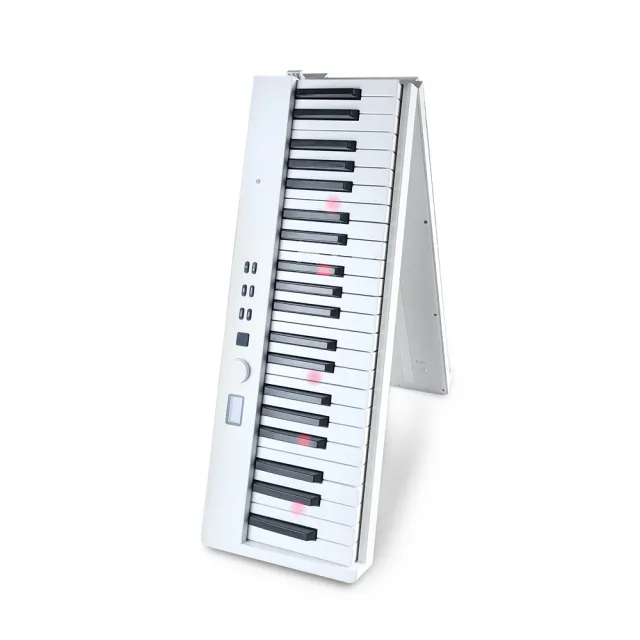 【Konix】88鍵摺疊式電子鋼琴 Midistorm(LED智慧燈光學習 可攜式電子琴 MIDI鍵盤魔光琴)