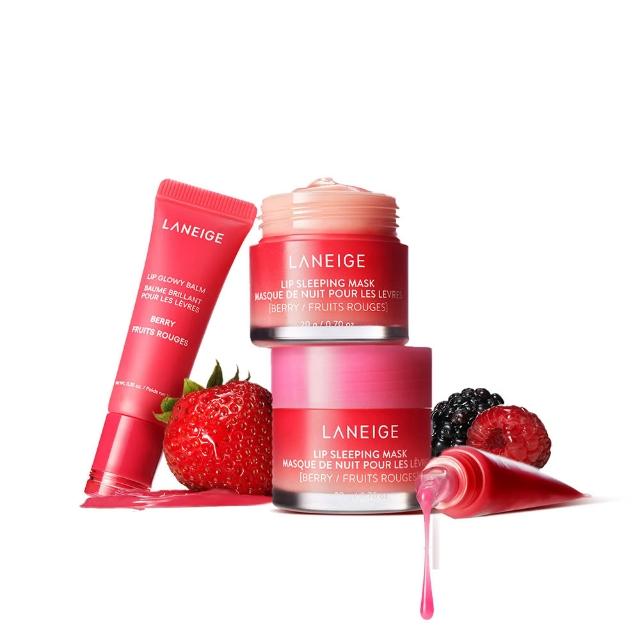 LANEIGE蘭芝全新推出「全日水潤護唇組」，內含三款護唇產品，提供全天候水潤保濕效果，修護乾裂唇部，讓雙唇保持柔嫩與健康。適合日常使用，輕盈不黏膩，滋養不油膩，為雙唇帶來持續呵護。