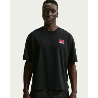 【NIKE 耐吉】短袖上衣 男 AS M NL SS BOXY KNIT TOP 運動 休閒 寬鬆 黑 (II4380010)