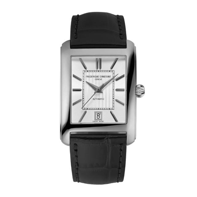 【CONSTANT 康斯登】Classics Carree 經典優雅方形機械腕錶-白(FC-303S4C26)