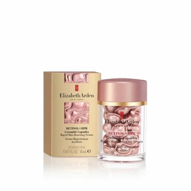 【伊麗莎白雅頓】官方直營 HPR玫瑰金A醇抗痕膠囊30顆 Elizabeth Arden(早A晚A/A醇/早晚適用)