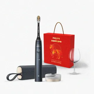 【Philips 飛利浦】官方直營 Sonicare頂級尊榮AI智能音波電動牙刷- HX9996/12 靜夜藍(馬年禮盒組)