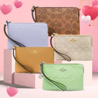 【COACH】經典LOGO手拿包/零錢包/證件夾(多款)