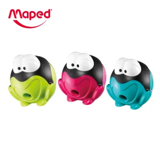 【Maped】大眼蛙智慧筆削-背卡款/顏色隨機(削鉛筆器 削鉛筆機 削鉛筆 班級獎品 削筆器 捲筆刀)