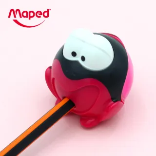 【Maped】大眼蛙智慧筆削-背卡款/顏色隨機(削鉛筆器 削鉛筆機 削鉛筆 班級獎品 削筆器 捲筆刀)