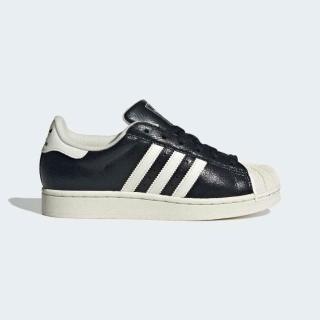 【adidas 愛迪達】Superstar II W 女 運動休閒鞋 舒適 黑 白(JS4014)