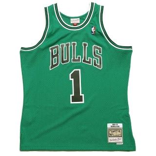 【MITCHELL & NESS】NBA 球迷版球衣 St. Patrick’s Derrick Rose 2008-09 公牛 綠 籃球衣 背心
