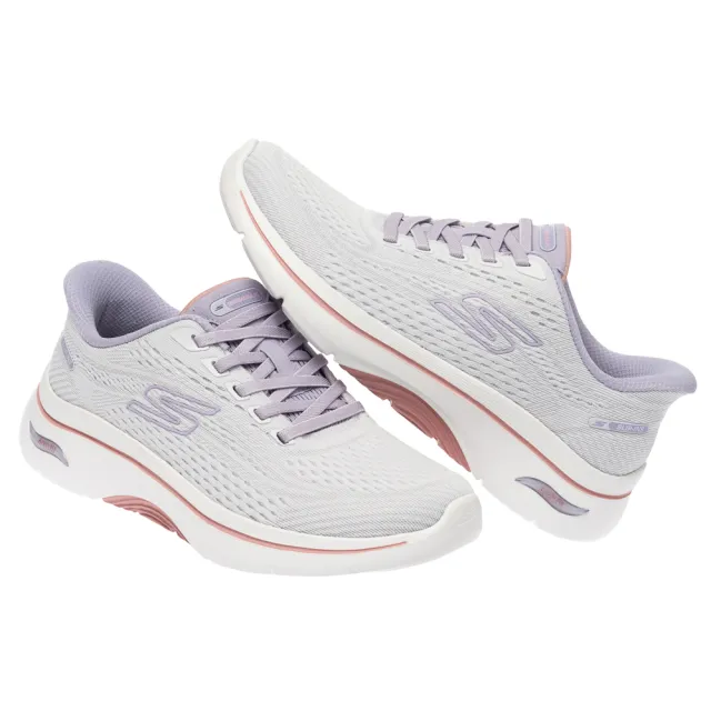 【SKECHERS】女鞋 健走系列 健走鞋 瞬穿舒適科技 GO WALK ARCH FIT 2.0 (125342LAV)