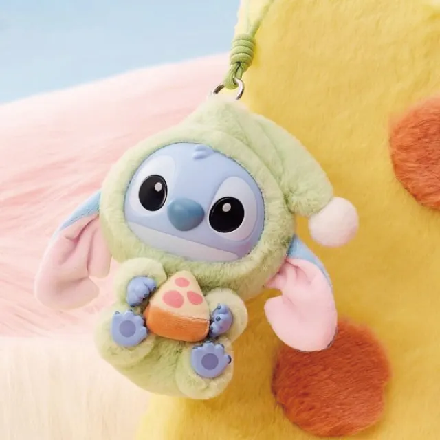 【ToysRUs 玩具反斗城】Miniso Disney Stitch 迪士尼史迪奇再困也要吃一口系列搪膠毛絨盲盒- 隨機發貨