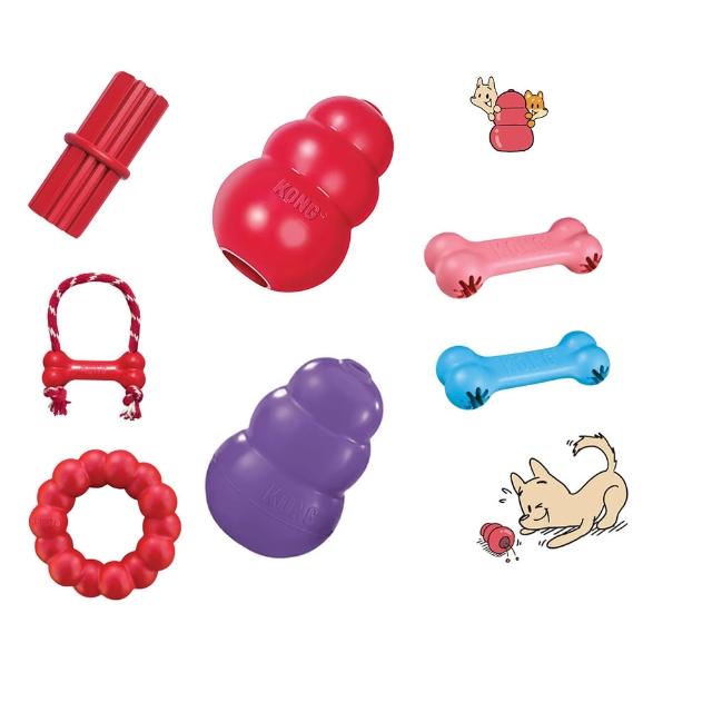 【KONG】寵物全齡咬咬訓練玩具(抗憂鬱 葫蘆   益智 啃咬 狗 寵物玩具 禮物)
