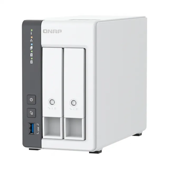 【QNAP 威聯通】 搭WD 4TB x2 ★ TS-216G 2Bay NAS 網路儲存伺服器