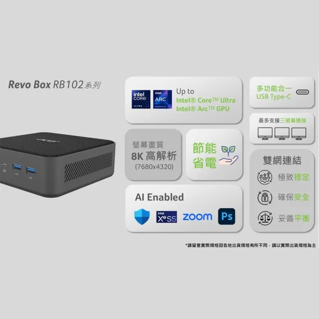 【Acer 宏碁】+Office2024企業版★RB102 四核迷你電腦(RB102/N100/4G/128G SSD/W11P)