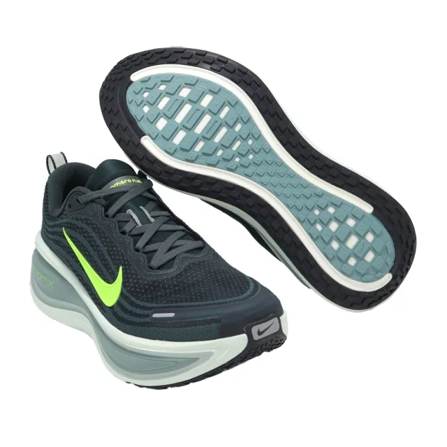 【NIKE 耐吉】慢跑鞋 Vomero Plus  男鞋 綠 厚底 緩震 運動鞋(HV8150-300)