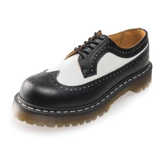 【Dr.Martens】馬汀 3989 Brogue BEX 5孔撞色牛津鞋 雕花馬丁紳士鞋 男 休閒皮鞋10458001