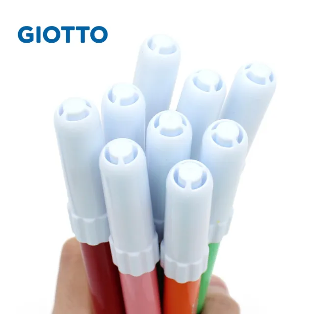 【GIOTTO】可洗式兒童安全彩色筆24色(水洗彩色筆 兒童彩色筆 不縮頭)