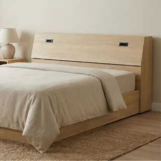 【ASSARI】收納床頭箱(雙大6尺)