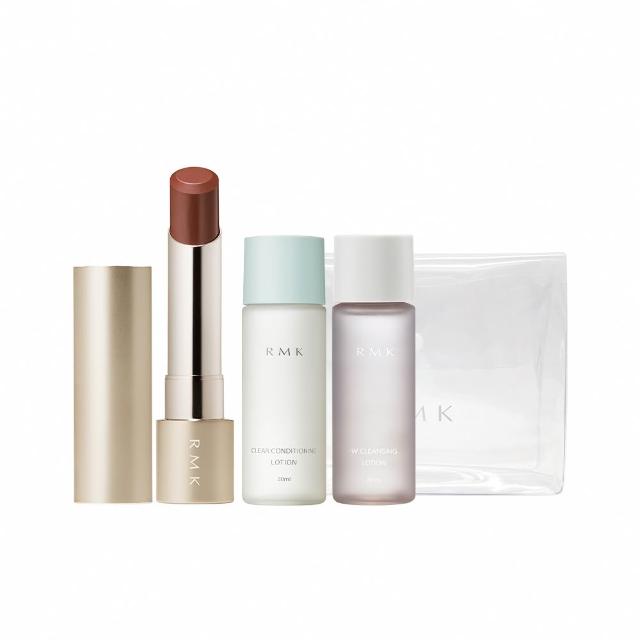 【RMK】絲絨光彩口紅高質感唇妝組(多色任選_加贈修顏粉凝露)
