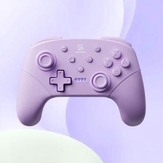 【GAME'NIR】Switch2喚醒無線手把 六代ProX-6S 奶昔紫 霍爾搖桿 喚醒主機 PC STEAM 體感連發手遊控制器