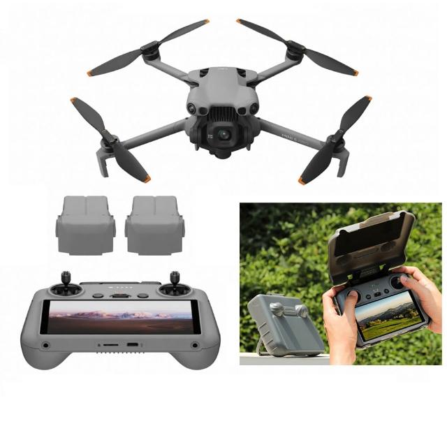 【DJI】MINI 5 PRO 帶屏組暢飛套裝 DJI RC 2遙控器+2年保險CARE+256G記憶卡+二合一遮光板收納盒(公司貨)