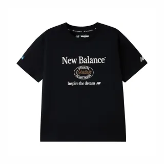 【NEW BALANCE】NB 童裝 經典LOGO 短袖上衣_7EG2601WBK_男童/女童_黑色