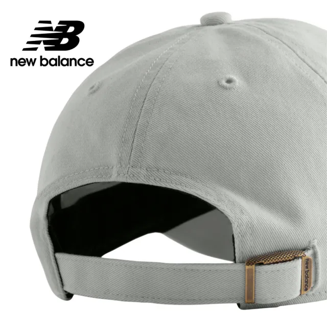 【NEW BALANCE】NB 棒球帽/老帽_LAH00151TAG_中性_淺灰色(47聯名)