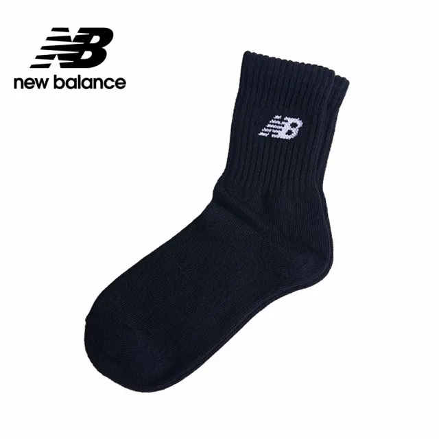 【NEW BALANCE】NB 棉質中筒襪_7242510289_中性_黑色