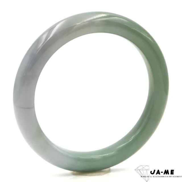 【JA-ME】天然和田玉 紫綠雙彩特色玉鐲#19-19.5