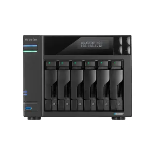 【ASUSTOR 華芸】AS6706T v2 6Bay NAS 網路儲存伺服器 (Intel Celeron N5105 2.0GHz 四核心/8GB DIMM DDR4)