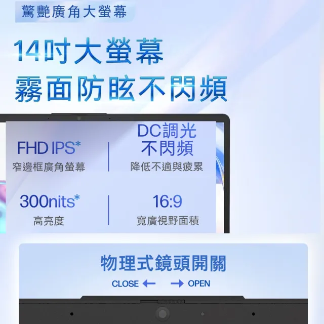 【HP 惠普】14吋R7-7730U輕薄效能筆電(14-em0265AU/R7-7730U/16G/512G SSD/Win11/星河銀)