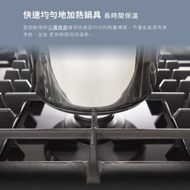【Electrolux 伊萊克斯】不鏽鋼帶蓋湯鍋2L(EACWSS16C)