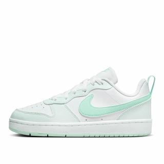 【NIKE 耐吉】COURT BOROUGH LOW RECRAFT GS 女鞋 大童 休閒鞋 運動鞋 白綠(FZ3539100)
