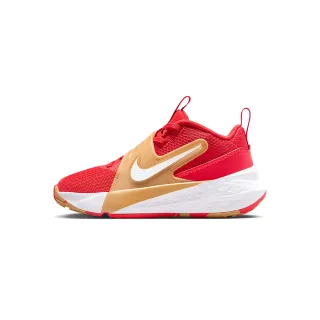 【NIKE 耐吉】Team Hustle D 12 PS 運動鞋 中童 童鞋 紅金色 緩震 包覆 籃球鞋 HF6280-603