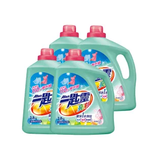 【一匙靈】ATTACK亮彩超濃縮洗衣精(瓶裝2.8kgX4罐/箱)