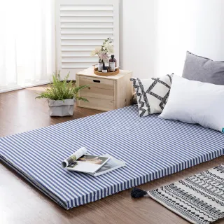 【hoi! 好好生活】台灣製5CM記憶釋壓床墊-特規單人120*200CM含純棉針織床墊套