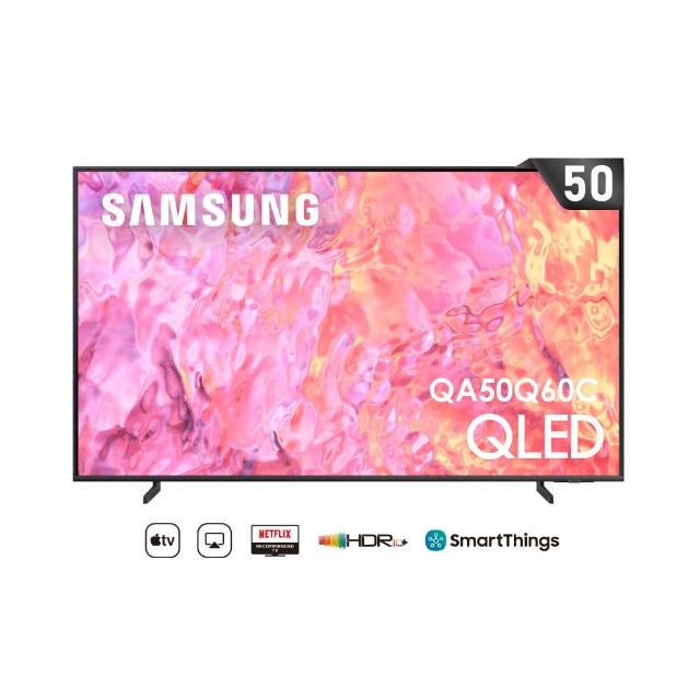 【SAMSUNG 三星】50型4K QLED智慧連網 液晶顯示器 壁掛安裝(QA50Q60CAXXZW)