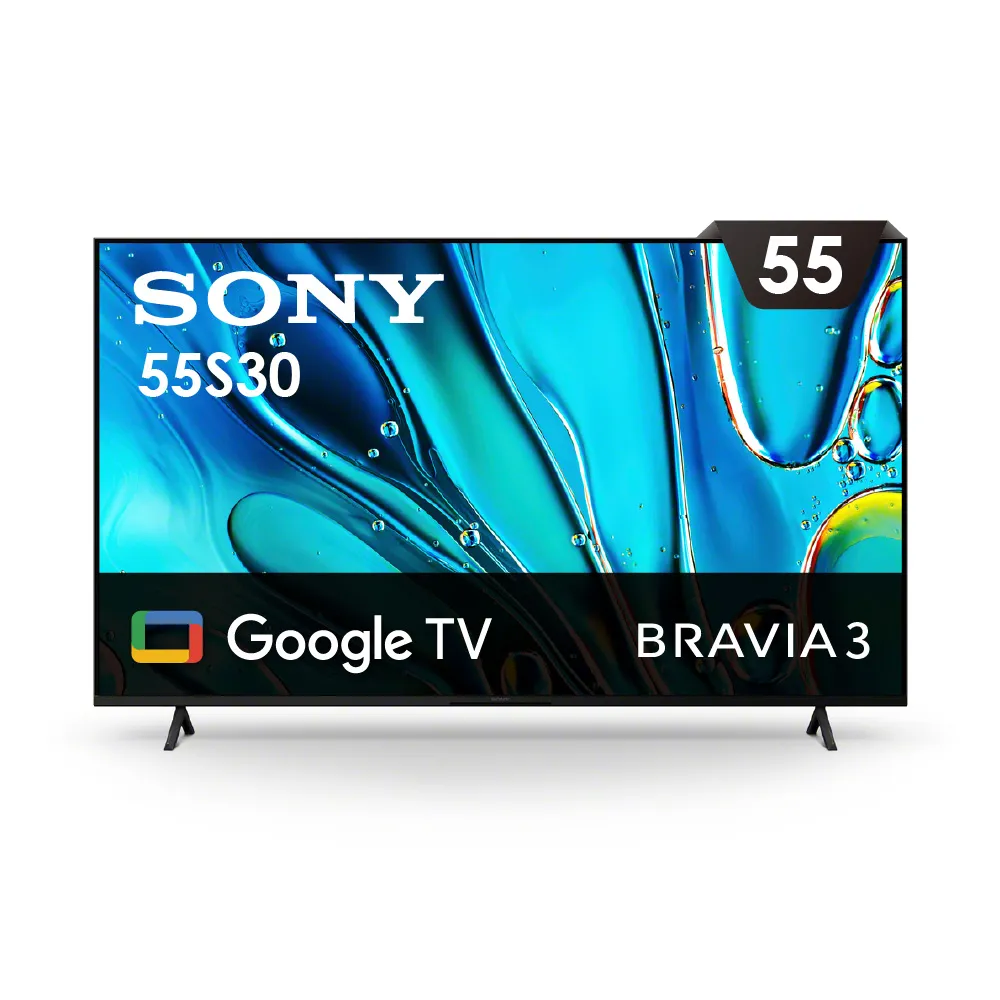 SONY 索尼】BRAVIA 3 55型X1 4K HDR Google TV顯示器(Y-55S30) - momo