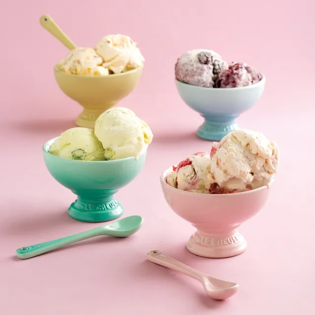 【Le Creuset】瓷器冰淇淋杯(海岸藍)
