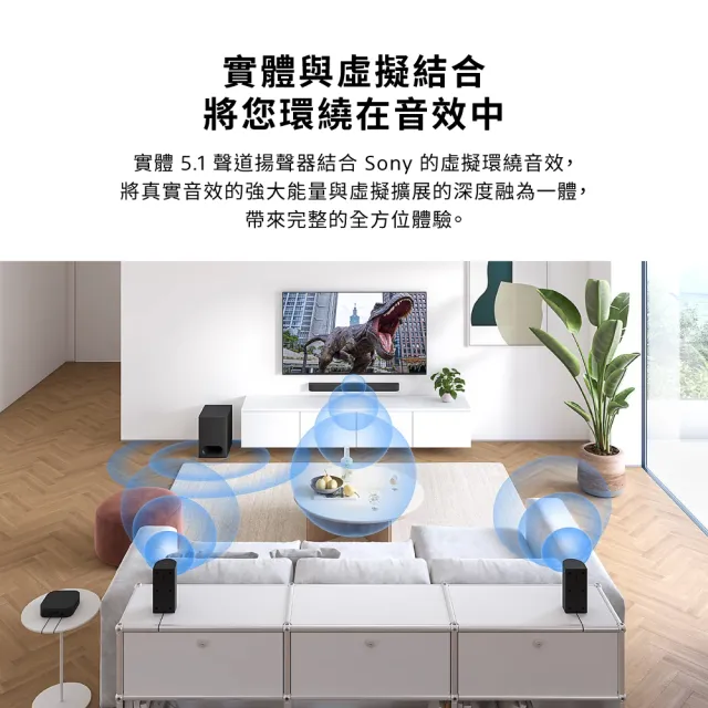 【SONY 索尼】5.1聲道劇院系統(HT-S60)