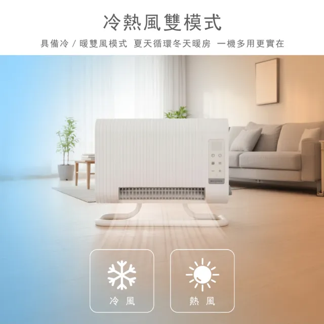 【NICONICO】ECO居浴兩用防潑水電暖器/陶瓷電暖器/直立壁掛(NI-EH2628)