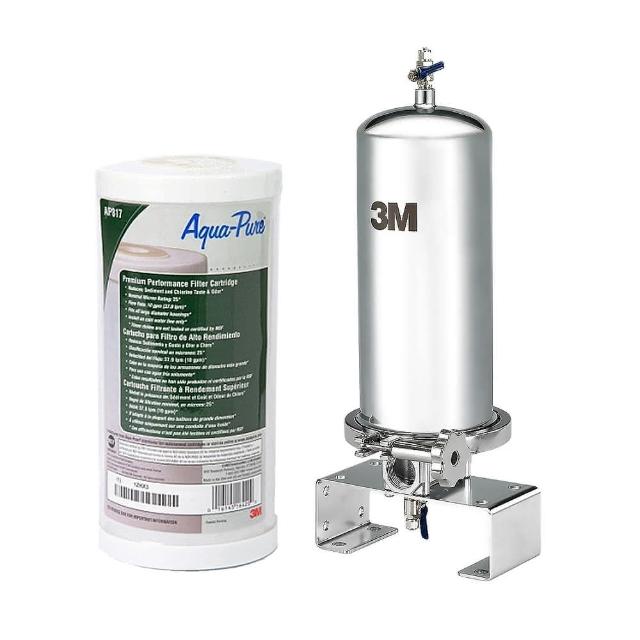 【3M】SS801 全屋/全戶式不鏽鋼淨水系統(加碼再附一支活性碳替換濾心+原廠到府安裝)