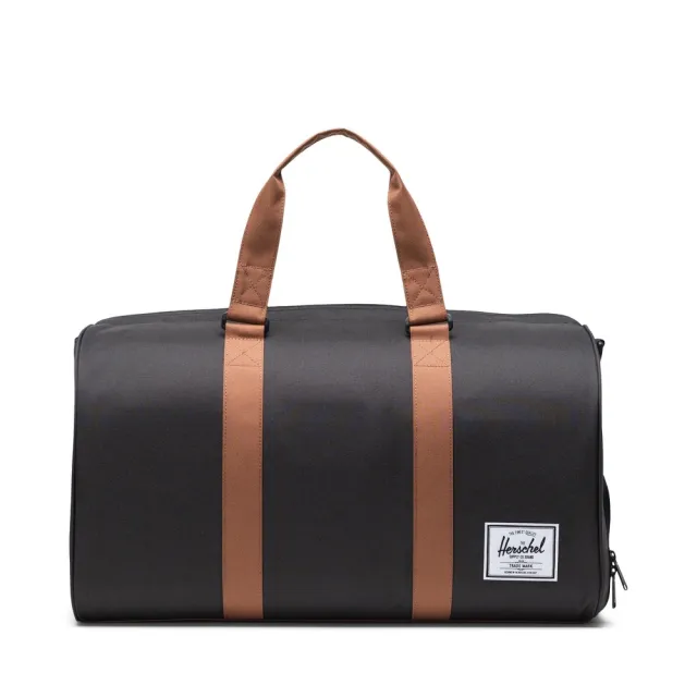 【Herschel】雙11 高階 Novel 大型 ECO 環保 全黑 大容量 手提 側背 出國 行李 旅行 提袋(側邊有